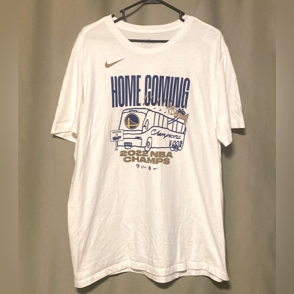 Golden State Warriors Nike NBA Finals 2022 Celebration Homecoming Parade Tee XL